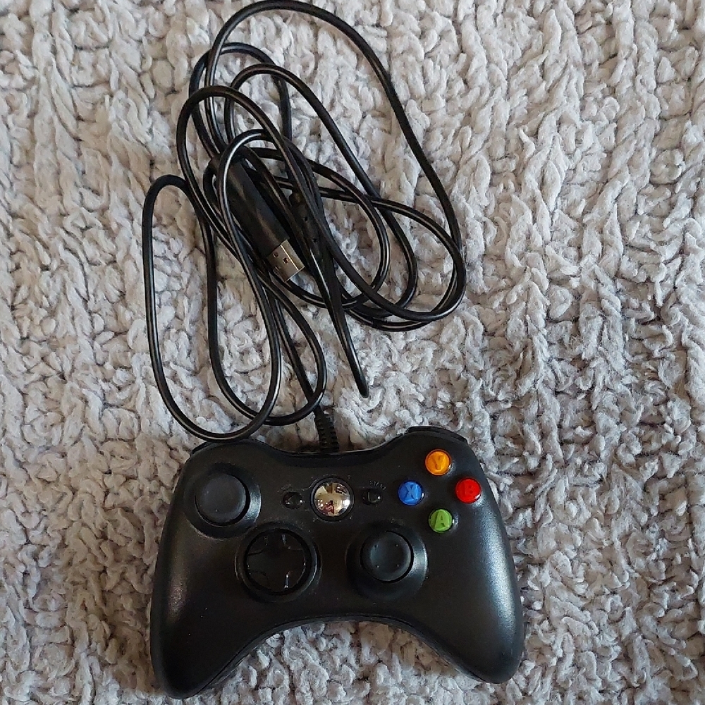 Wired Black Game Controller for Xbox